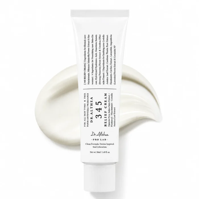 Dr. Althea 345 Relief Cream – Texture gel-crème légère soin visage niacinamide 50ml